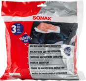 Microfibre Cloths 282x295mm (3-Pack) - SONAX 450700