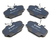Mercedes-Benz Disc Brake Pad Set - Bosch QuietCast BP278