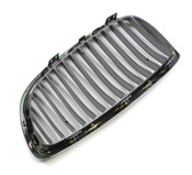 BMW Black Chrome Kidney Grill - Genuine BMW 51137979350
