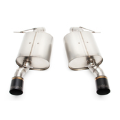 BMW Free Flow Stainless Exhaust With Black Tips (E92 E93 335i 335is) - Dinan D660-0011-BLK