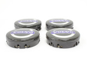 Volvo Wheel Center Cap Set Charcoal - Genuine Volvo 31428880