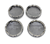 Volvo Wheel Center Cap Set Charcoal - Genuine Volvo 31428880