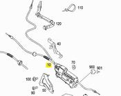 Mercedes Parking Brake Actuator (S500) - Genuine Mercedes 2214302949