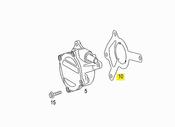 Mercedes Brake Vacuum Pump Gasket - Genuine Mercedes 6420160280