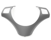 BMW Cover Multi-Funct.Steering Wheel Black (325i 325xi 330i 330xi) - Genuine BMW 32306767211
