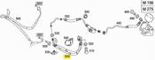 Mercedes Active Suspension Hose - Genuine Mercedes 2303209353