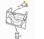 Mercedes Power Seat Switch  - Genuine Mercedes 20982026107167