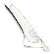 BMW Schwarz A Pillar Cover Right (E46) - Genuine BMW 51437902934