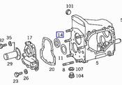 Mercedes Manual Transmission Seal Front  - Genuine Mercedes 0059978647