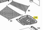 Mercedes Trunk Floor Storage Tray  - Genuine Mercedes 2128100041