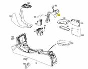 Mercedes Cup Holder Buckskin - Genuine Mercedes 21968004148K67