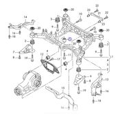 Audi Rear Differential Mount Insert - 034Motorsport 0345052019