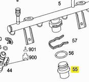 Mercedes Fuel Pressure Regulator (C230) - Bosch 1110780292