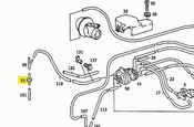 Mercedes Vacuum Orifice 1.1mm - Genuine Mercedes 1162761029