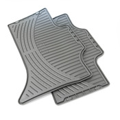 BMW Set Rubber Mats Rear (Gray X5) - Genuine BMW 51470151486