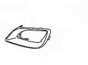 Mercedes Bumper Covering  - Genuine Mercedes 2518851923
