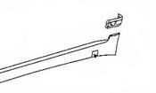 Mercedes Side Skirt Seal    - Genuine Mercedes 2026984630