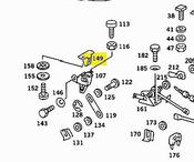Mercedes Folding Top Lock  - Genuine Mercedes 1137500585