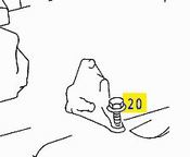 Mercedes Engine Mount Bolt - Genuine Mercedes 304017010038