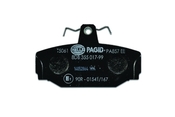 Volvo Disc Brake Pad Set - Pagid 31261186
