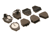 Audi Brake Pad Set - Hella 4D0698151AC