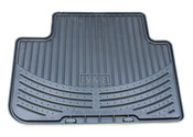 BMW Rubber Floor Mats (E83 Black Rear) - Genuine BMW 82110305176