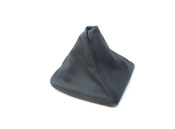 BMW Leather Gear Lever Cover (Black) - Genuine BMW 25117565871