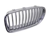 BMW Grille Front Left (Chrom) (550i 550i xDrive Active Hybrid 5) - Genuine BMW 51137261355