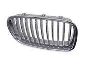 BMW Grille Front Right (Chrom) (550i 550i xDrive ActiveHybrid 5) - Genuine BMW 51137261356