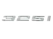 BMW Emblem Adhered Rear (325I) - Genuine BMW 51147025251