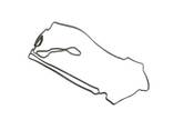 Porsche Engine Valve Cover Gasket - Elring 283.850
