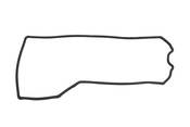 Mercedes Engine Oil Pan Gasket  - Genuine Mercedes 1370140022