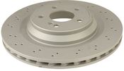 Mercedes Disc Brake Rotor - Zimmermann Z Coat 2304231612