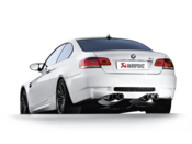BMW Slip On Titanium Performance Exhaust With Carbon Tips - Akrapovic M-BM/T/3H-C