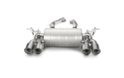 BMW Slip On Titanium Performance Exhaust With Titanium Tips - Akrapovic M-BM/T/8H-T