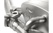 BMW Slip On Titanium Performance Exhaust With Titanium Tips - Akrapovic M-BM/T/8H-T