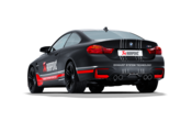 BMW Slip On Titanium Performance Exhaust With Titanium Tips - Akrapovic M-BM/T/8H-T