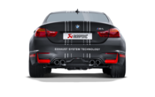 BMW Slip On Titanium Performance Exhaust With Titanium Tips - Akrapovic M-BM/T/8H-T