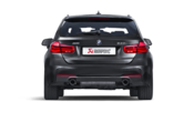 BMW Evolution Stainless Steel Performance Exhaust With Link Pipe Set - Akrapovic MTP-BM/SS/2H-L