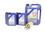 Mercedes Oil Change Kit 5W-40 - Liqui Moly 2781800009.9L.V1
