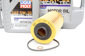 BMW 5W30 Oil Change Kit - Liqui Moly 11427510717KT4.LM