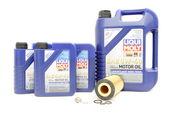 Mercedes Oil Change Kit 5W-40 - Liqui Moly 2751800009.8L