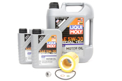 BMW 5W30 Oil Change Kit - Liqui Moly 11427854445KT8