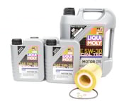 BMW 5W30 Oil Change Kit - Liqui Moly 11427512300KT7