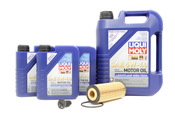 Mercedes Oil Change Kit 5W-40 - Liqui Moly 2781800009.8L.V1