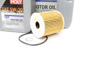 Volvo Oil Change Kit 5W30 - Liqui Moly 1275810KT3