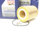 BMW 5W40 Oil Change Kit - Liqui Moly 11427512300KT5