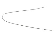 BMW Brake Line (M10-M10 2436mm) - Genuine BMW 34326755666