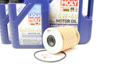 BMW Oil Change Kit 5W-40 - Liqui Moly 11427833769KT4.LM