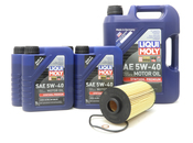 Land Rover Oil Change Kit 5W40 - Liqui Moly LPW000010KT